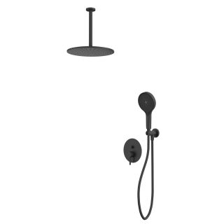 Душевой комплект WHITECROSS Y YSET12TOPBL чёрный матовый